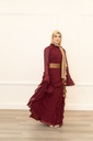 Luxury gold hijab 