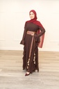 Chirru Red Chiffon Breathable Scarf