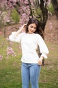 Cotton Stylish White  Blouse