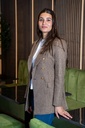 Strong, Independent, Very Chic Woman Blazer Jacket 