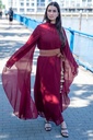 Burgundy is the new black dress