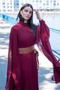 Burgundy is the new black dress