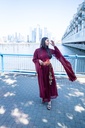 Burgundy is the new black dress