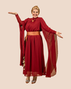 Burgundy is the new black dress