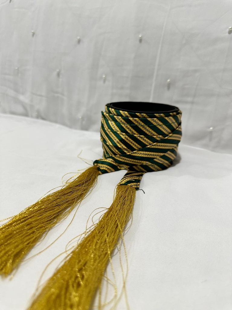 Cashmere Belts -Gold & Green