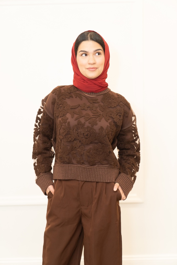 Rich woman-style blouse