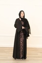 Ruffle Sleeve Abaya 
