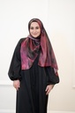 Burgundy Colored Wavy Shawl