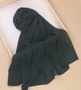 Dark Green Lightweight Breathable Scarf 
