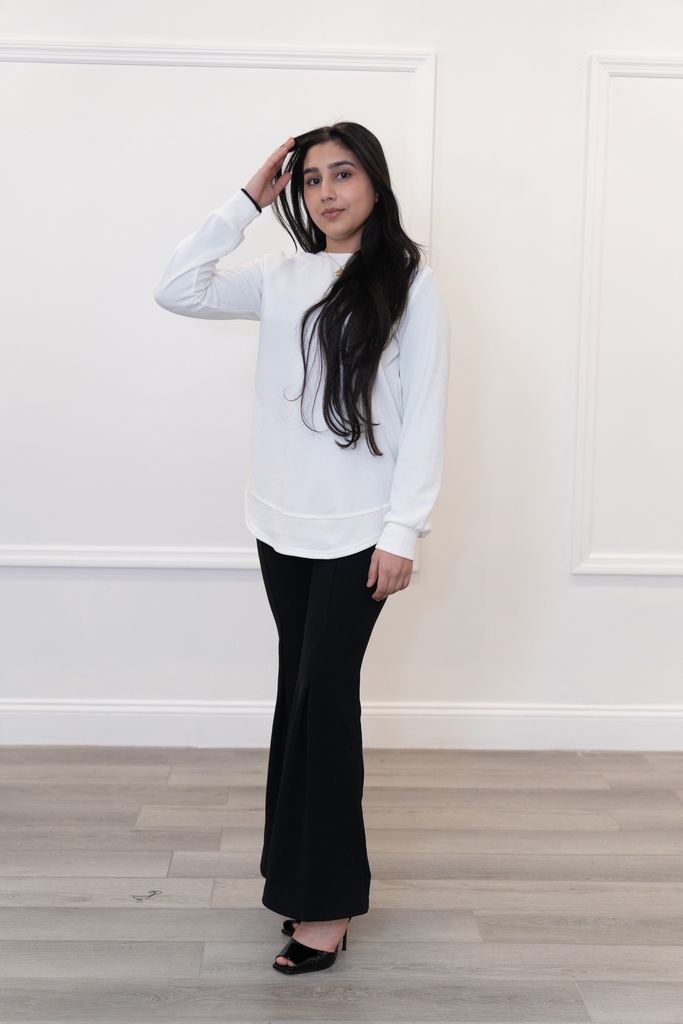 Black Wide-Leg Pant