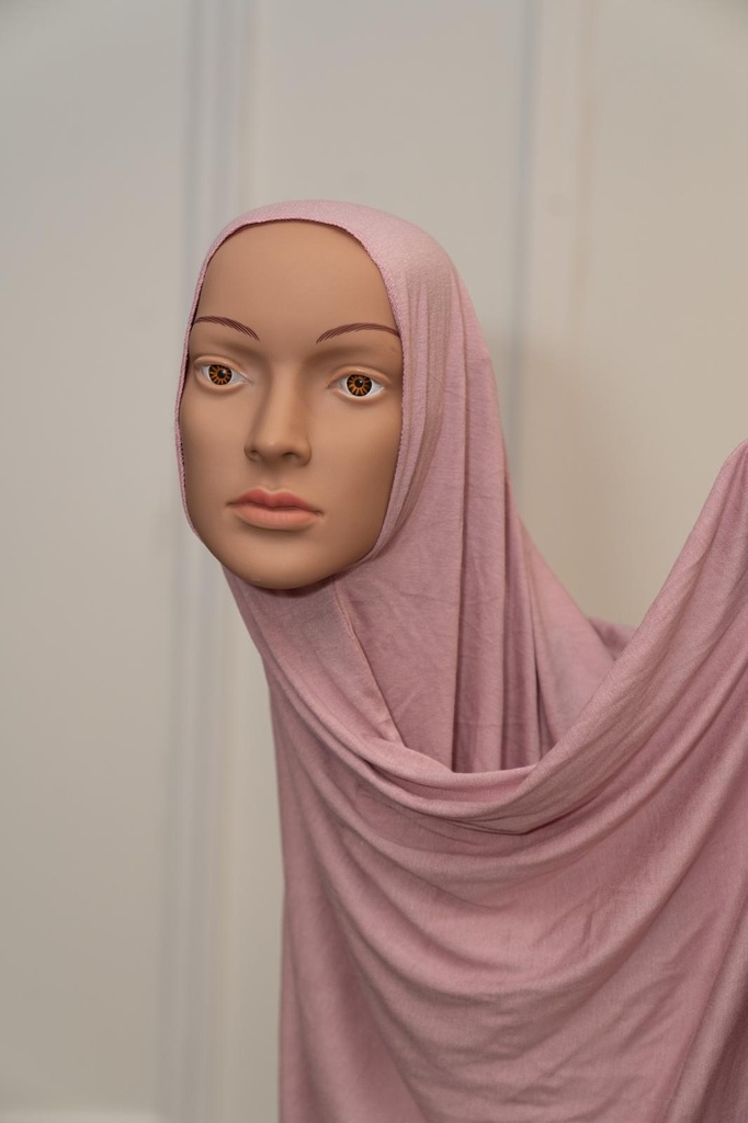 Pink Cotton Breathable Hijab 