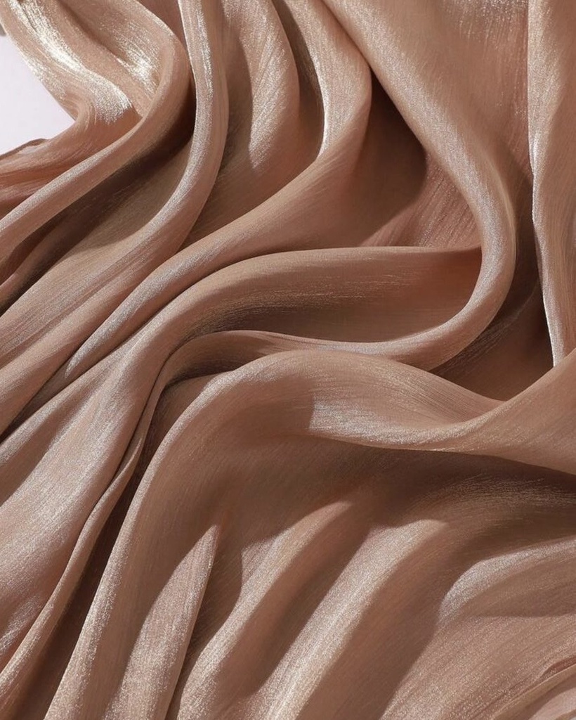 Leather Dark Powder Scarf