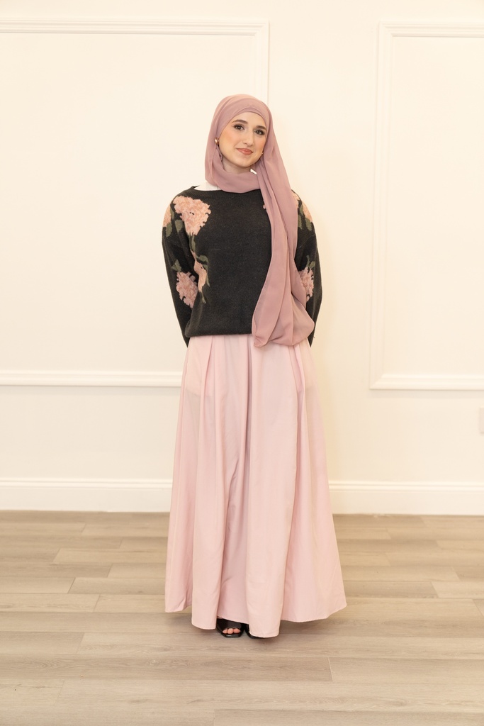 Light Pink Chiffon Scarf