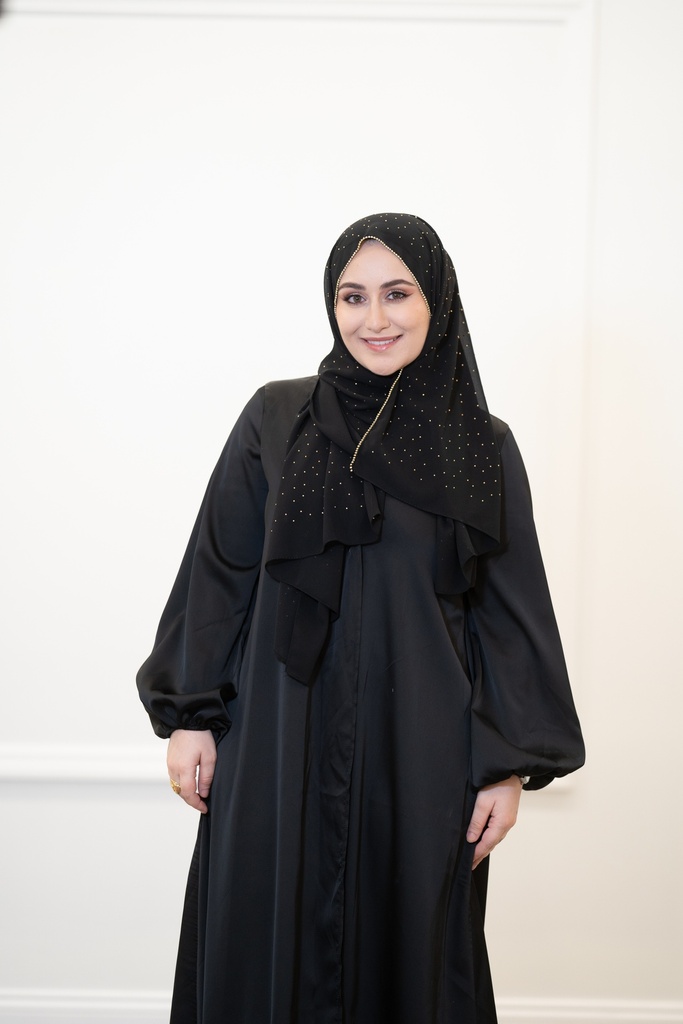 Shiny like Stars Black Scarf 