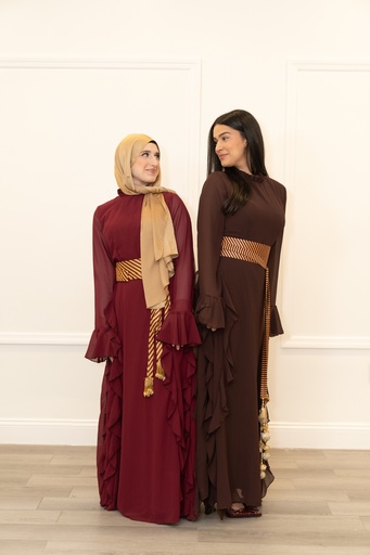 Very Classy and Luxury Ruffle Dress 